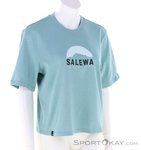 Salewa Eagle Sunrise Damen T-Shirt-Türkis-36