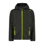 CMP Kinder Kapuzensweats lg.Arm Ki KID JACKET FIX HOOD, Größe 128 in Schwarz