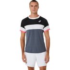 ASICS Herren Shirt MEN MATCH SS TOP, Größe S in Grau