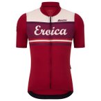 Santini - Eroica Orcia - Radtrikot Gr 4XL rot