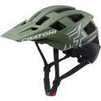 CRATONI MTB - Fahrradhelm AllSet Pro khaki/schwarz matt, Größe M/L (58-61cm) i