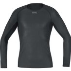 GOREWEAR Gore Windstopper Base Layer Herren Laufshirt ( Schwarz S)