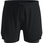Odlo Zeroweight 3 Inch Print Herren Laufshorts ( Schwarz XXL)