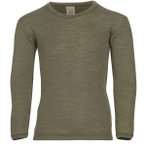 Engel Kinder Longsleeve (Größe 164, oliv)