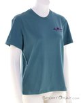 Black Diamond Mountainscape Damen T-Shirt-Blau-L