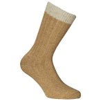 Alpacasocks&Co - Merino Silk Rib Crew - Multifunktionssocken 36-39 beige