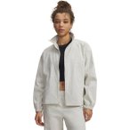 UNDER ARMOUR Damen Sweatshirt UNSTOPPABLE WVN FZ, Größe XL in Grau