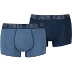 PUMA Herren Boxershorts, 2er Pack -  Everyday Trunks 2P, Cotton Stretch, einfarb