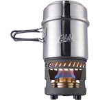 Esbit Spiritus-Kochset Edelstahl  Campingkocher Größe 985ml Camping