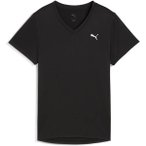 PUMA Damen Shirt W TAD ESSENTIAL VNECK Tee, Größe XL in Schwarz