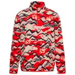 Jack Wolfskin - Women's Paw Era 100 Print Halfzip - Fleecepullover Gr L rot