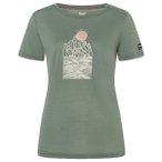 super.natural - Women's Preikestolen Cliffs Tee - Merinoshirt Gr XS grün