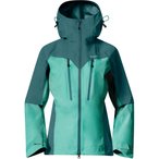 Bergans Tind 3L Shell  Damen  Regenjacke gruen Größe S Trekking  Elastisch Was