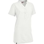 MAUL Damen Kleid Lignano - Kleid in Leinenoptik, Größe 36 in Weiß