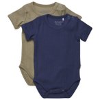 Minymo - Kid's Body S/S (2-Pack) - Alltagsunterwäsche Gr 50 blau