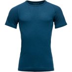 Devold Lauparen Merino 190 Base  Herren  T-Shirts blau Größe S Trekking  Schne