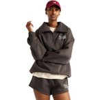 New Balance Trackside Fleece Damen Sweatshirt ( Schwarz L)