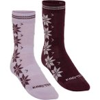 Kari Traa Damen Vinst Wool Socken 2er Pack (Größe 39 , lila)
