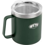 GSI Glacier Stainless 15oz Camp Trinkbecher  Campinggeschirr gruen Größe 0.444