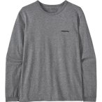 Patagonia P-6 Logo Responsibili-Tee Damen Longsleeve ( Grau XS)