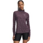 Under Armour Tech Twist Halfzip Damen Longsleeve ( Pflaume M)