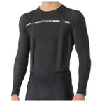 Castelli - Merino Seamless Baselayer - Merinounterwäsche Gr S/M schwarz/grau