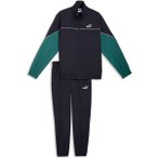 PUMA Herren Sportanzug Woven Colorblock Suit, Größe M in Schwarz