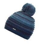 Eisbär Mikata Pompon Mütze Unisex ( Blau one size)