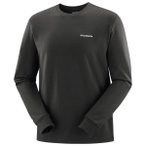 Salomon - Chest Logo Long Sleeve Tee - Longsleeve Gr S schwarz