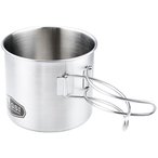 GSI Glacier Stainless Trinkbecher  Campinggeschirr silber Größe 0,7l