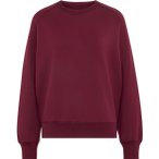 adidas Soft Lux Loose Damen Sweatshirt ( Dunkelrot S)