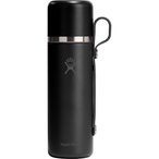Hydro Flask 28oz Hot Isolierflasche mit Becher  Isolierflaschen schwarz Größe 