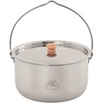 Robens Ottawa Pot Kochtop  Camping Kochgeschirr silber Größe 6 L Camping
