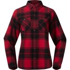 Bergans Nordmarka Flannel  Damen  Blusen rot Größe M Camping  Hautfreundlich