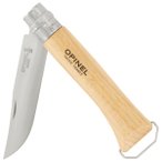 Opinel - No 10 mit Korkenzieher & Flaschenöffner - Messer beige/grau