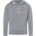 Super.Natural Kinder Ski Bunny Hoodie (Größe 116, grau)