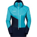 Mammut Eiger Speed ML Hybrid HZ  Damen  Fleecejacke blau Größe XL Alpinkletter