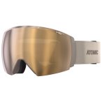 Atomic - Revent Q HD Photo Cat. 3-1 + Clear Lens - Skibrille Gr L beige