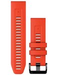 Garmin - Bracelet de rechange - Bracelet QuickFit 26mm Silicone Rouge feu / Grap