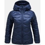 PEAK PERFORMANCE Damen Jacke W Helium Down Hood Jacket-BLUE SHADOW, Größe M in