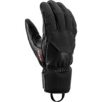 LEKI Herren Fingerhandschuhe He/Uni HS Hevon 3D, Größe 10,5 in Schwarz