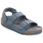 Birkenstock - Kid's Milano AS Birko-Flor Triples - Sandalen 27 - Narrow grau