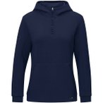 JAKO Damen Kapuzensweat Zip Hoodie Pro Casual, Größe 34 in Blau