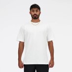 NEW BALANCE Herren Kapuzensweat Athletics Cotton T-Shirt, Größe M in Weiß