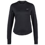 Nike - Women's Swift DF UV Long-Sleeve Crew Running Top - Laufshirt Gr XS schwar