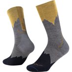 Buff LW Merino Wool Crew   Wandersocken grau Größe 42  Trekking  Widerstandsf�