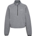 HUMMEL Damen Rolli hmlTECH FLEECE WOMEN BOXY HALF ZIP, Größe S in Grau