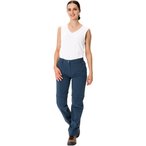 Vaude Farley Stretch Zo II Hose Damen  Zip-Hosen blau Größe M Trekking  Widers