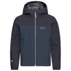 Jack Wolfskin - Kid's Adventuretribe 2L Jacket - Regenjacke Gr 104 blau/grau