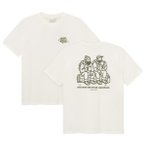 DEDICATED - T-Shirt Stockholm Camp Crew - T-Shirt Gr M weiß